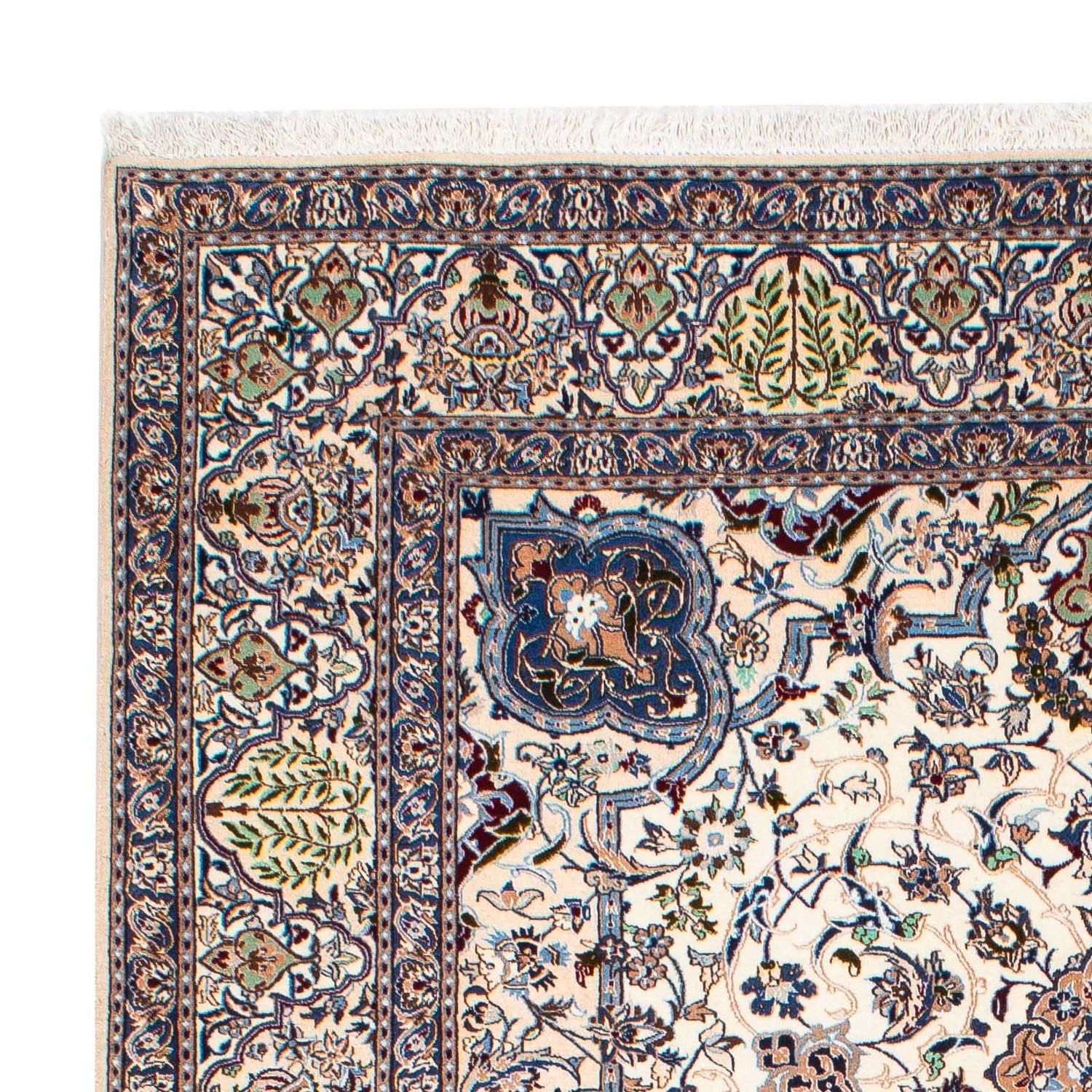 Persisk tæppe - Nain - Royal - 240 x 151 cm - beige