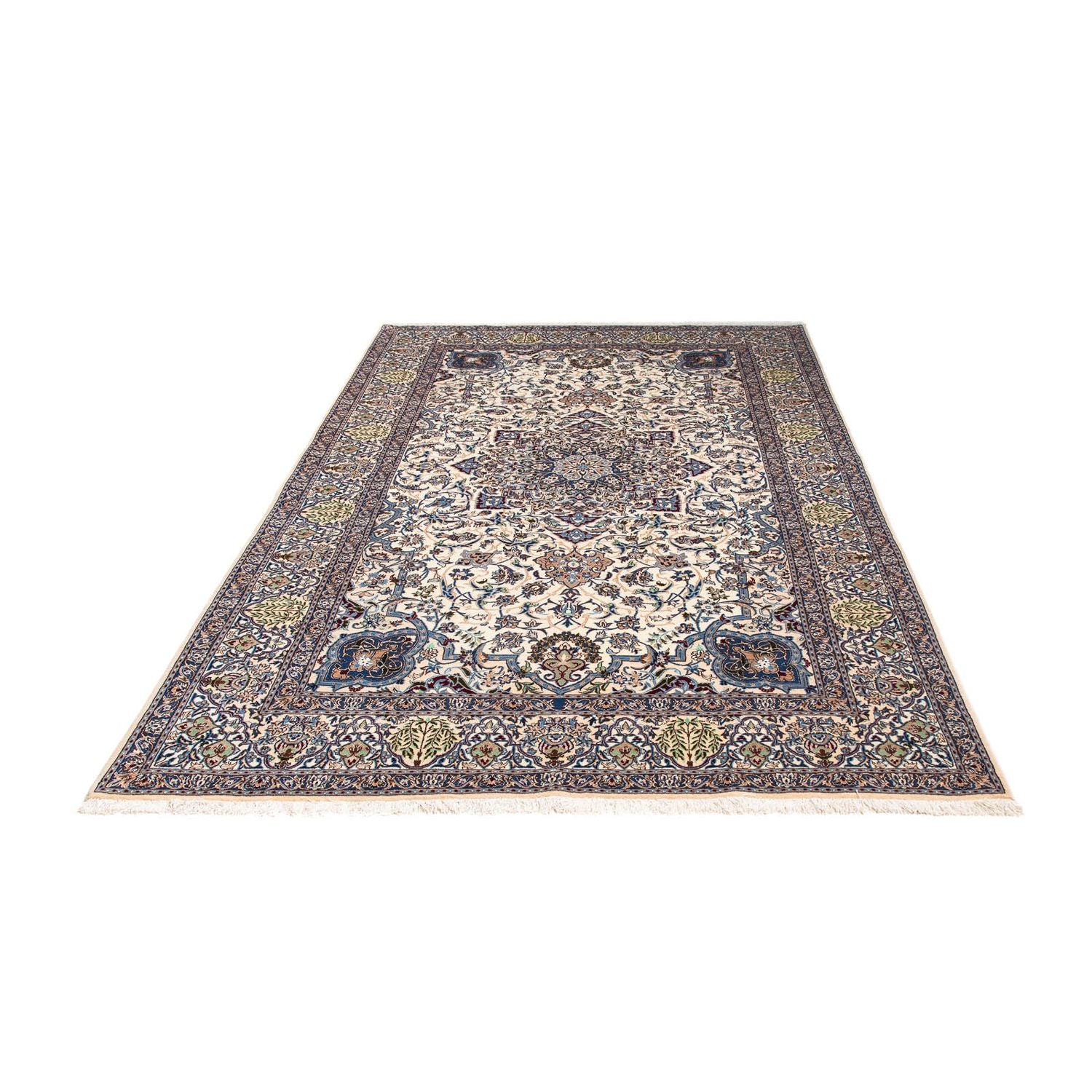Persisk tæppe - Nain - Royal - 240 x 151 cm - beige