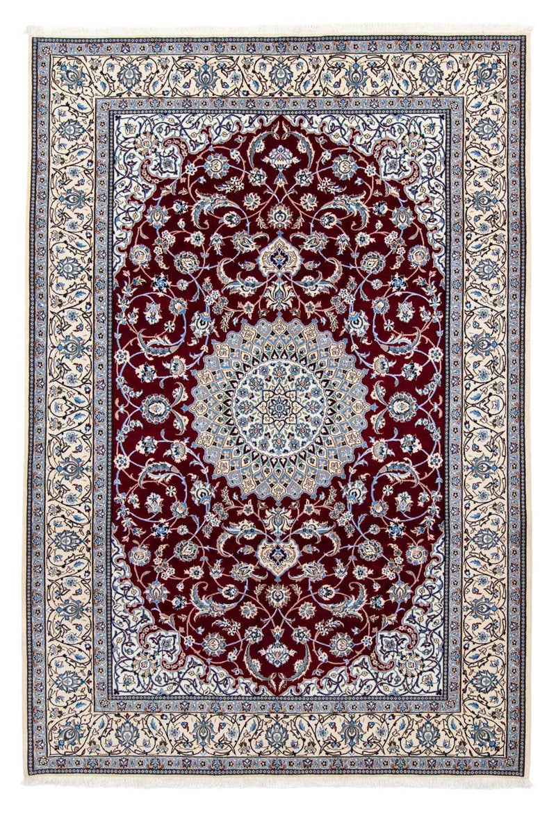 Persisk tæppe - Nain - Royal - 298 x 206 cm - mørkerød
