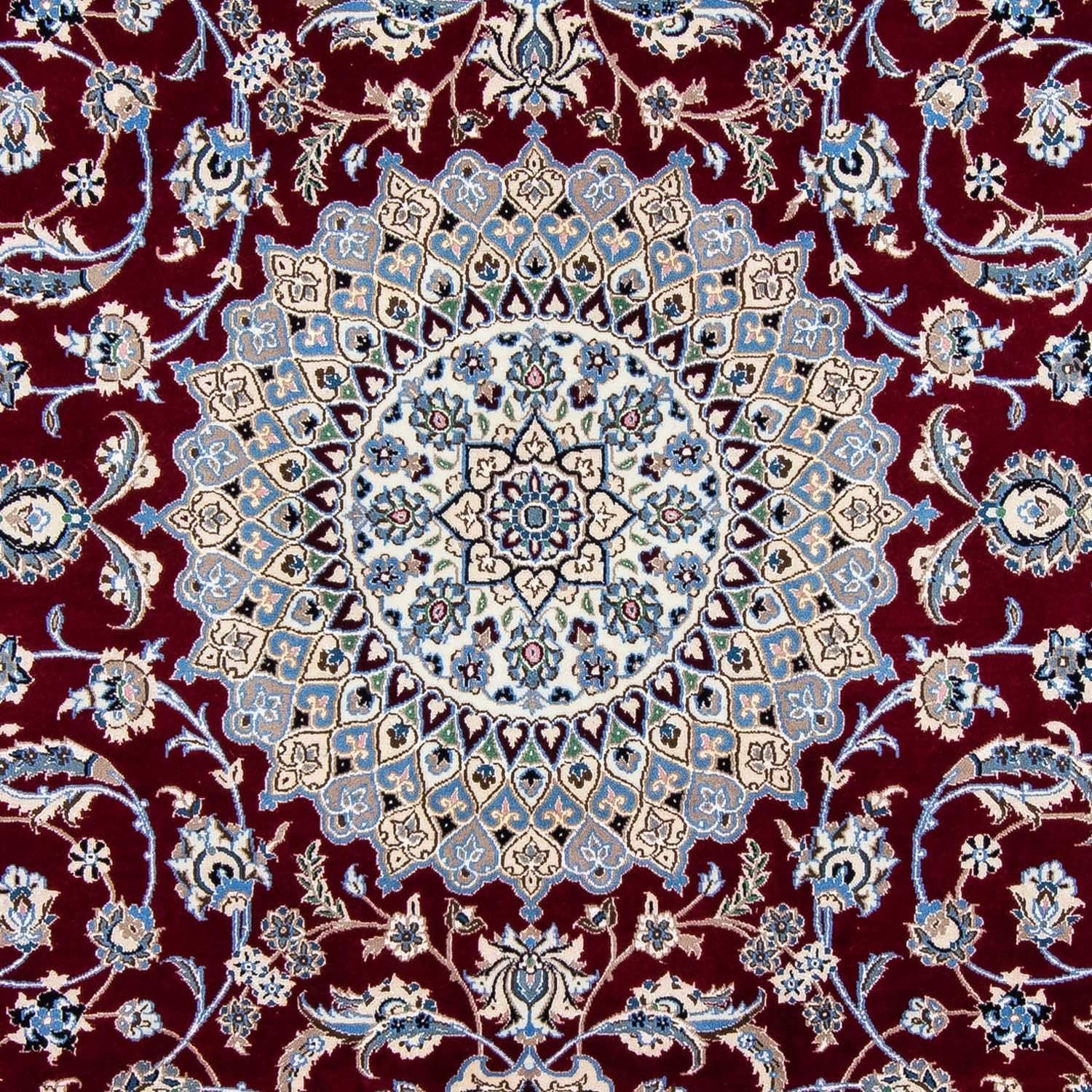 Persisk tæppe - Nain - Royal - 298 x 206 cm - mørkerød