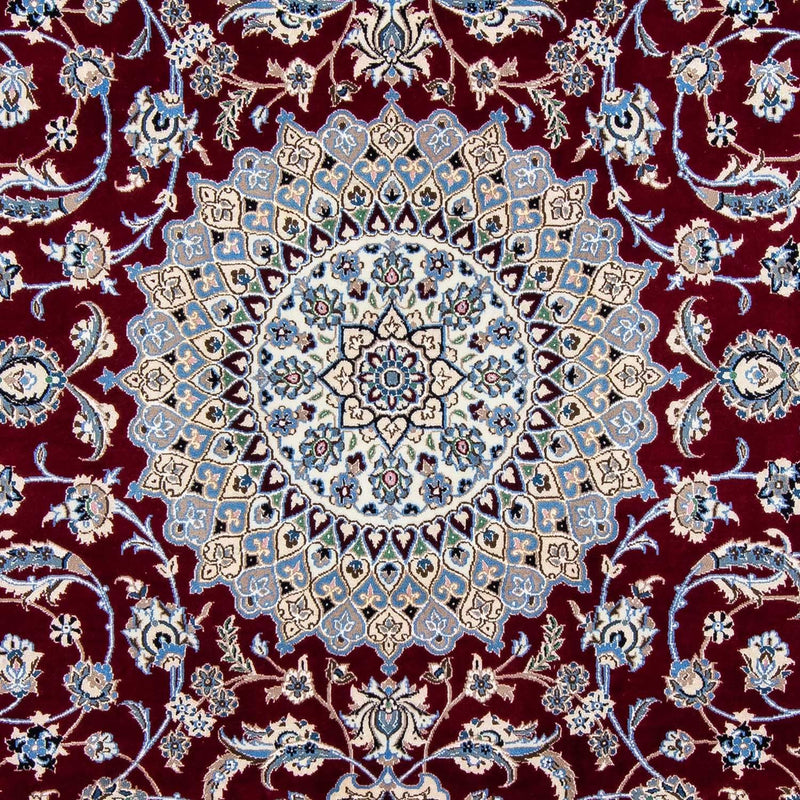 Persisk tæppe - Nain - Royal - 298 x 206 cm - mørkerød