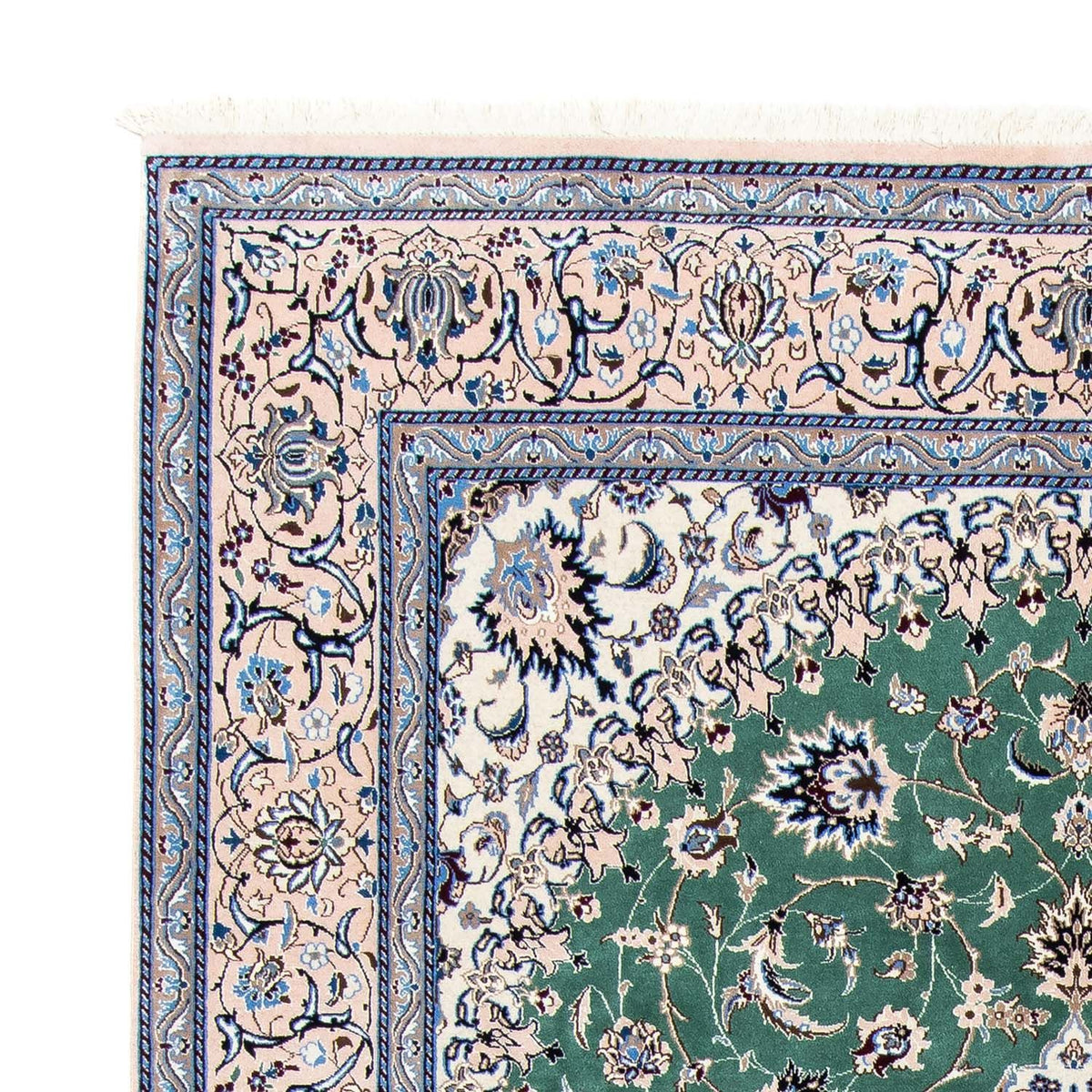 Persisk tæppe - Nain - Royal - 293 x 198 cm - grøn
