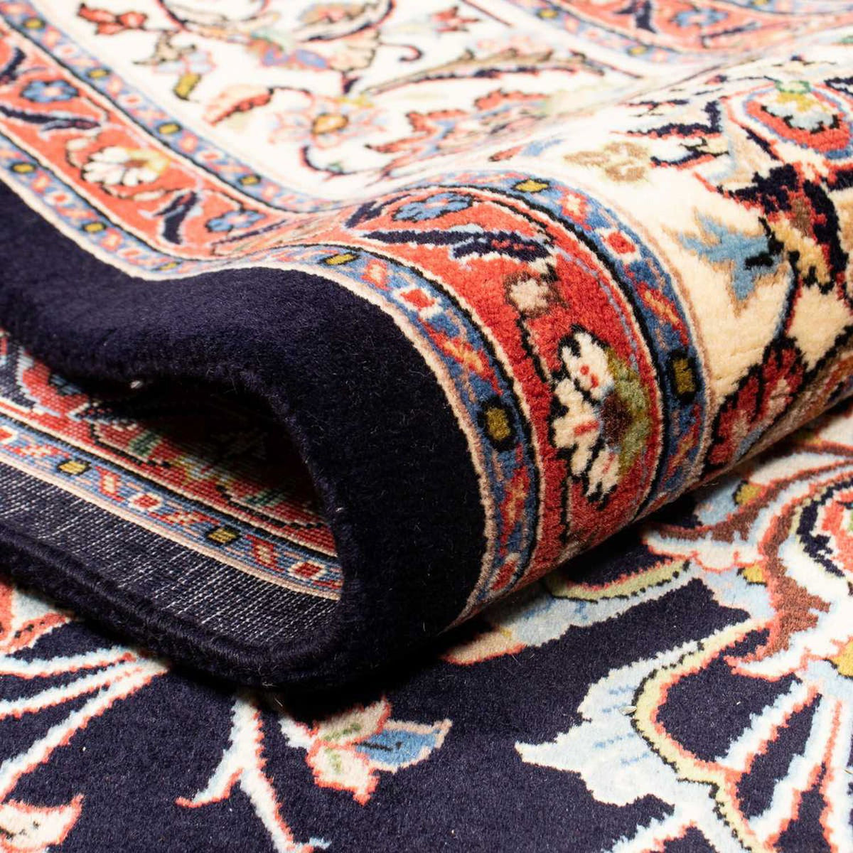 Persisk tæppe - Classic - 277 x 218 cm - mørkeblå