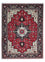 Persisk tæppe - Tabriz - Royal - 212 x 154 cm - mørkerød