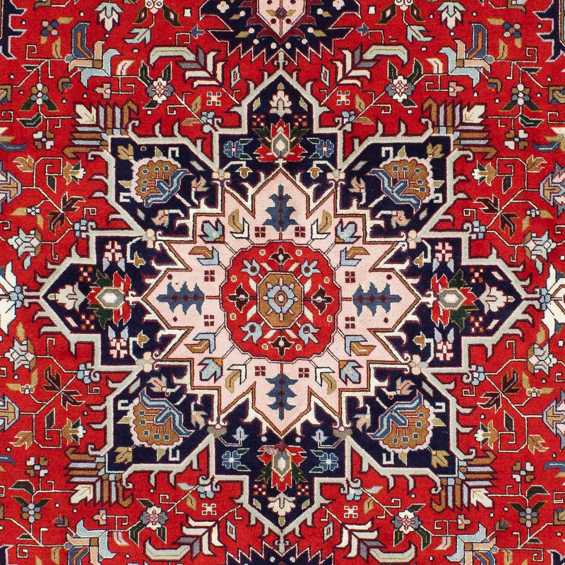 Persisk tæppe - Tabriz - Royal - 196 x 152 cm - mørkerød