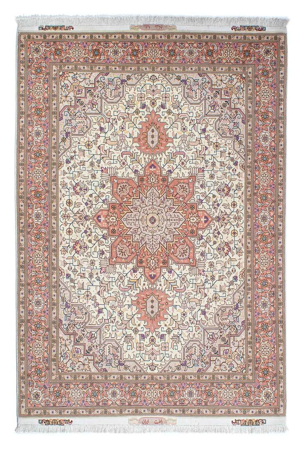 Persisk tæppe - Tabriz - Royal - 212 x 151 cm - beige
