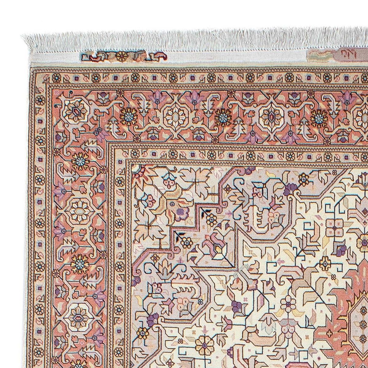 Persisk tæppe - Tabriz - Royal - 212 x 151 cm - beige