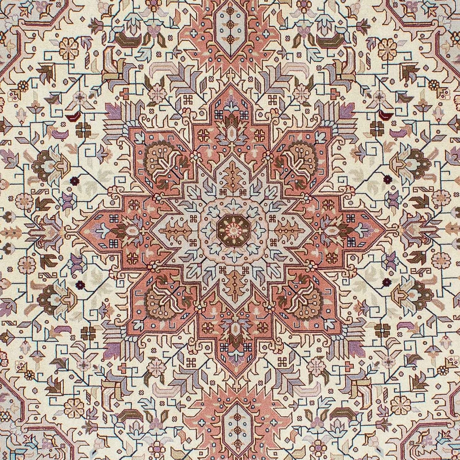 Persisk tæppe - Tabriz - Royal - 208 x 156 cm - beige
