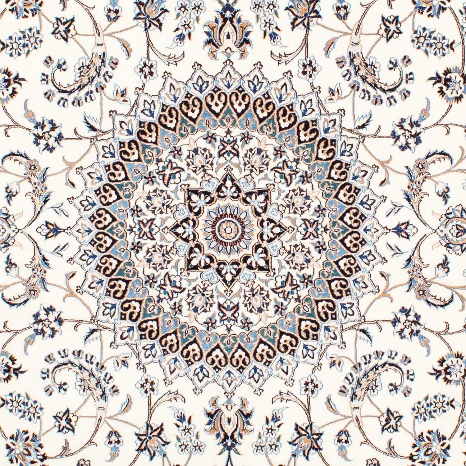 Persisk tæppe - Nain - Premium - 248 x 156 cm - beige