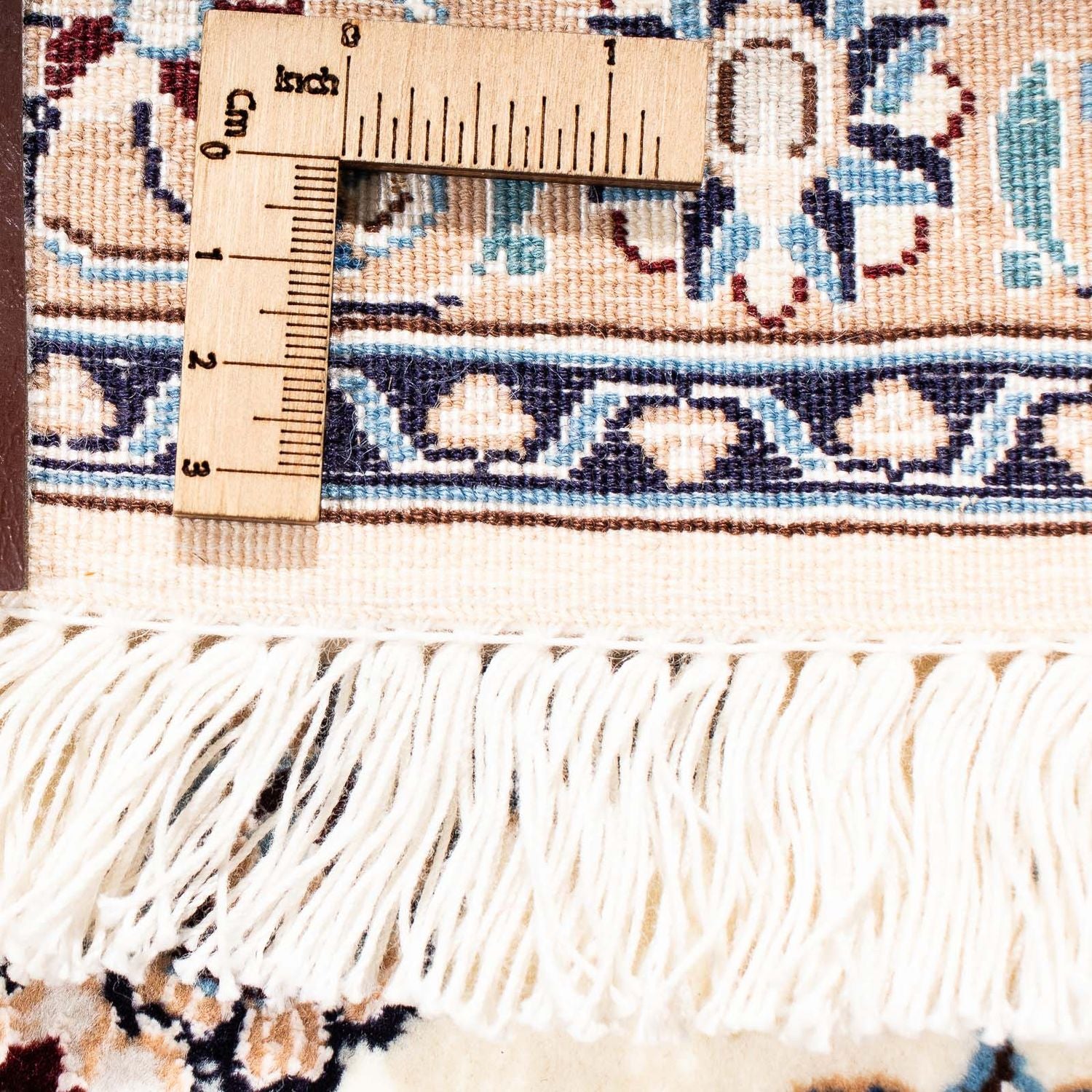 Persisk tæppe - Nain - Premium - 248 x 156 cm - beige