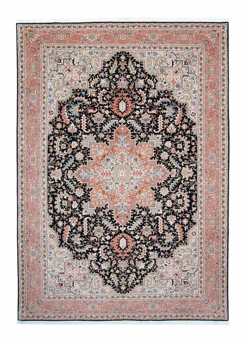 Persisk tæppe - Tabriz - Royal - 300 x 204 cm - mørkeblå