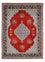Persisk tæppe - Ghom - 243 x 179 cm - mørkerød