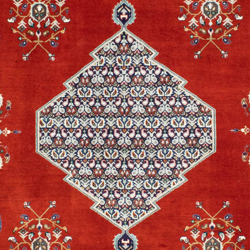 Persisk tæppe - Ghom - 243 x 179 cm - mørkerød