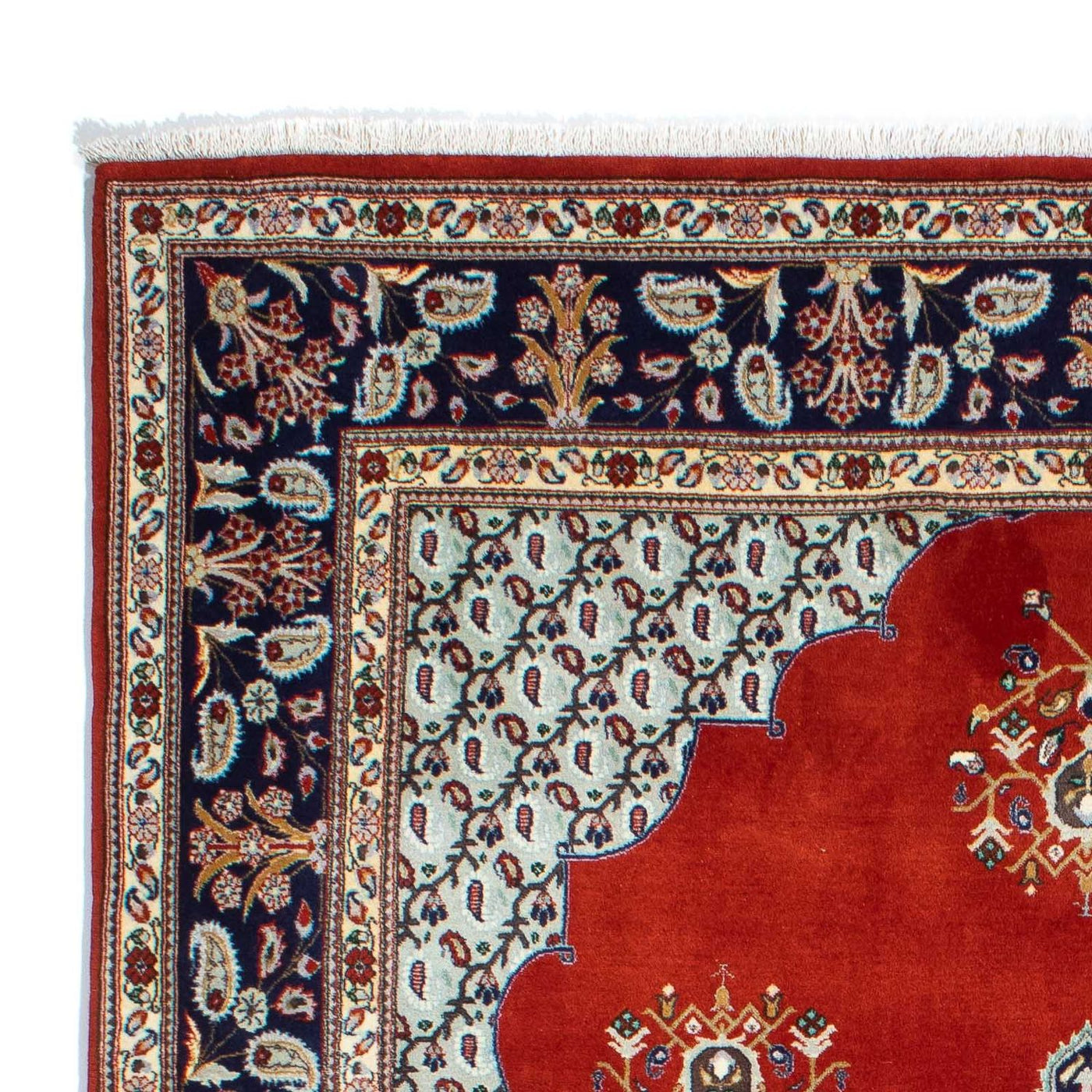 Qom Tæppe 243x179cm - Persisk tæppe
