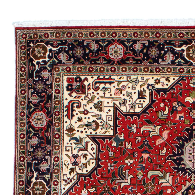 Persisk tæppe - Tabriz - Royal - 205 x 152 cm - mørkerød