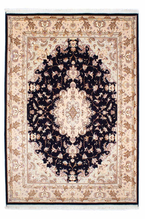Persisk tæppe - Tabriz - Royal - 240 x 167 cm - mørkeblå