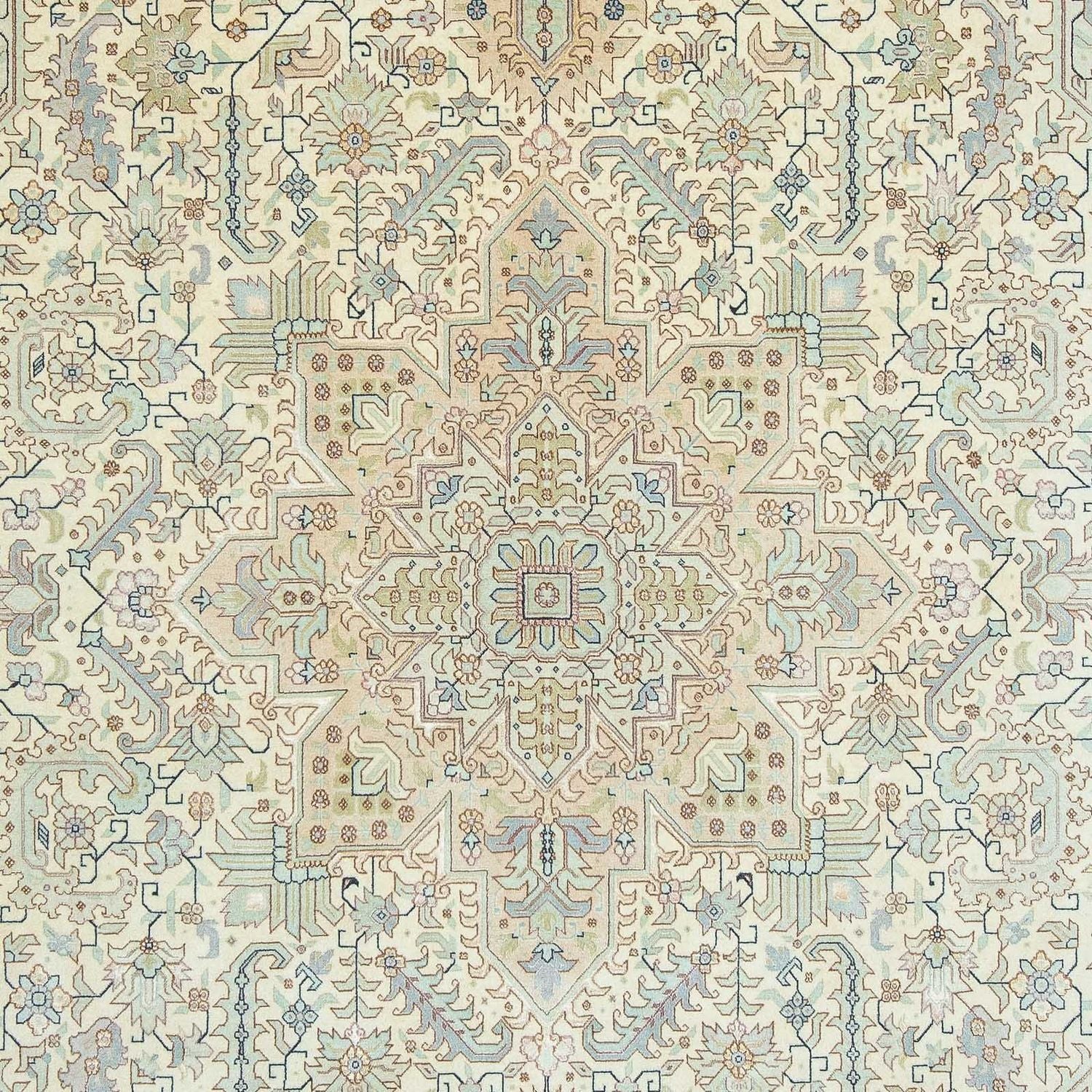 Persisk tæppe - Tabriz - Royal - 306 x 203 cm - flerfarvet