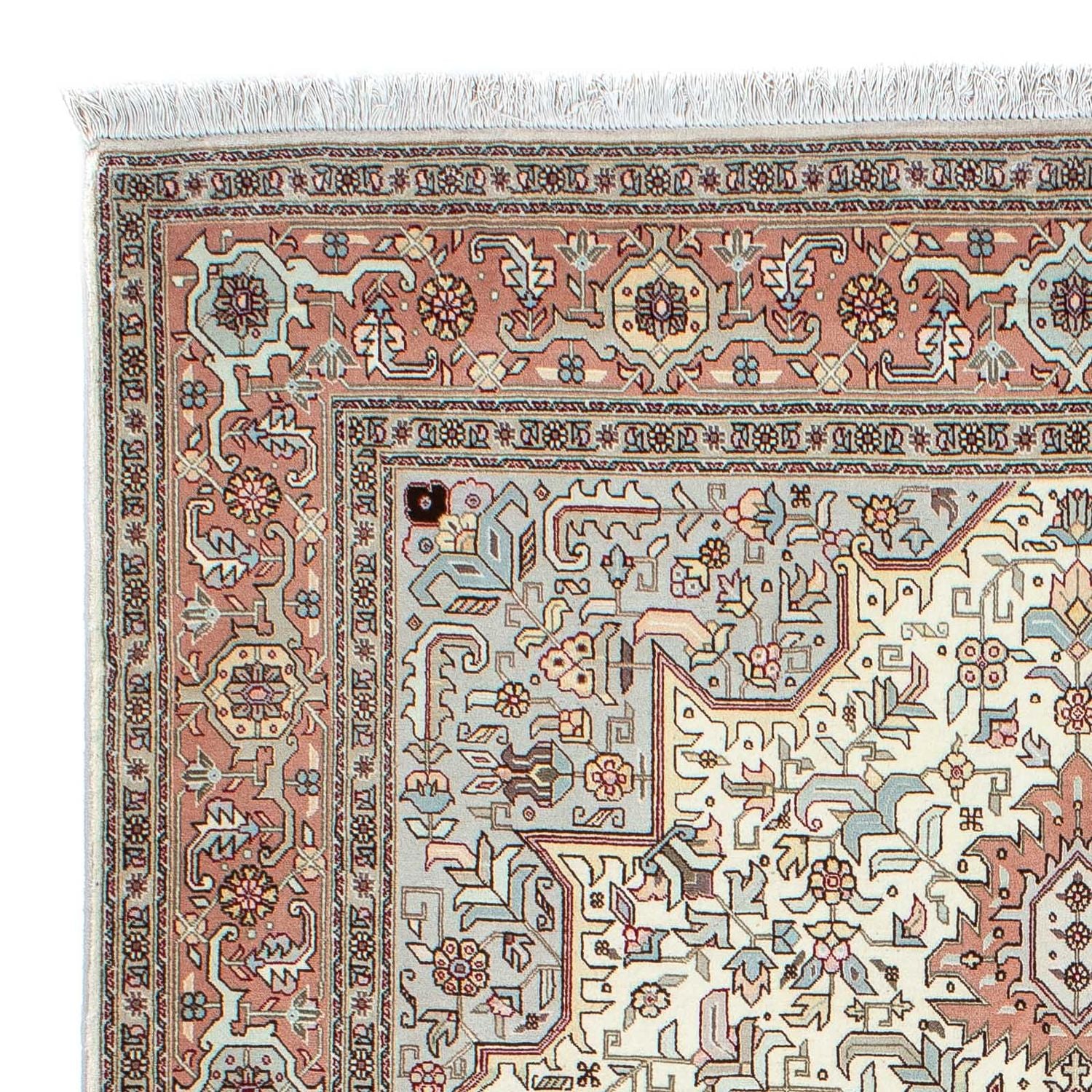 Persisk tæppe - Tabriz - Royal - 218 x 152 cm - beige