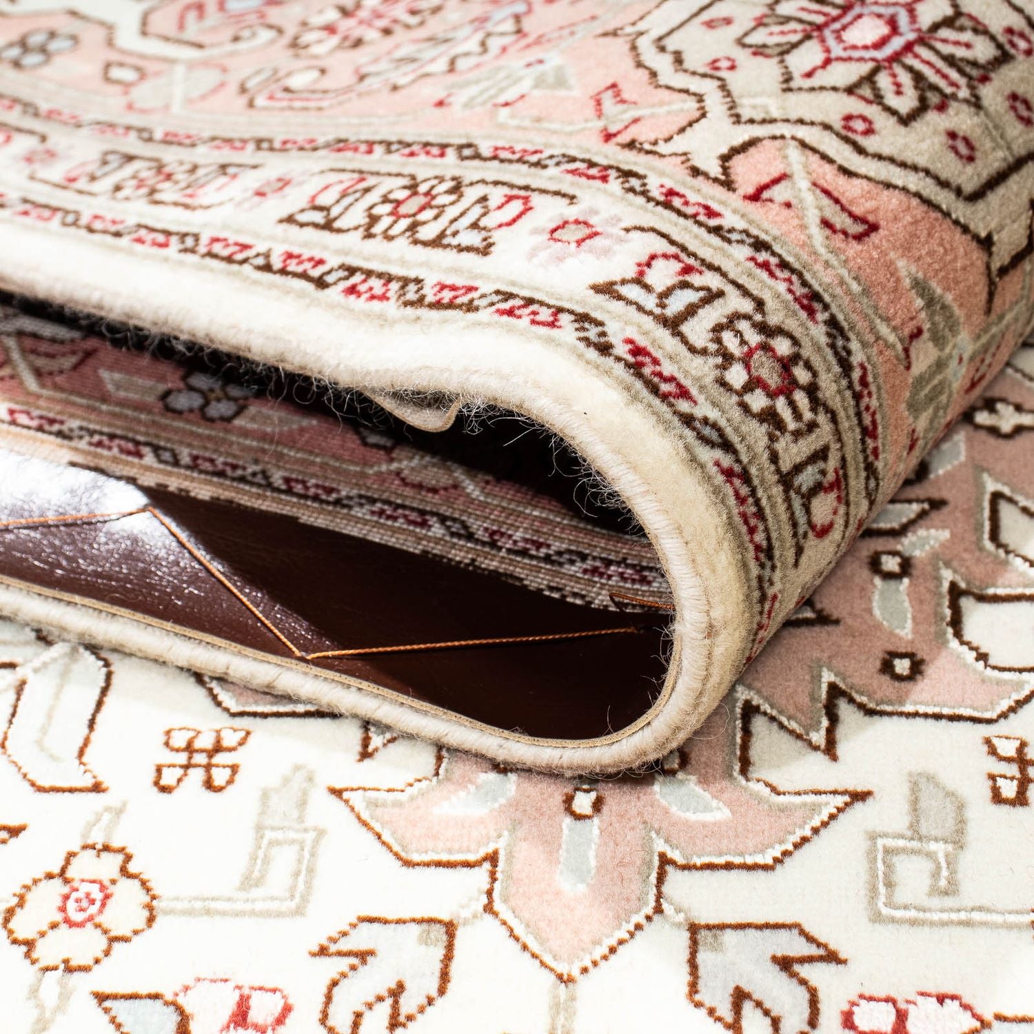 Persisk tæppe - Tabriz - Royal - 218 x 152 cm - beige