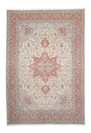 Persisk tæppe - Tabriz - Royal - 303 x 207 cm - beige