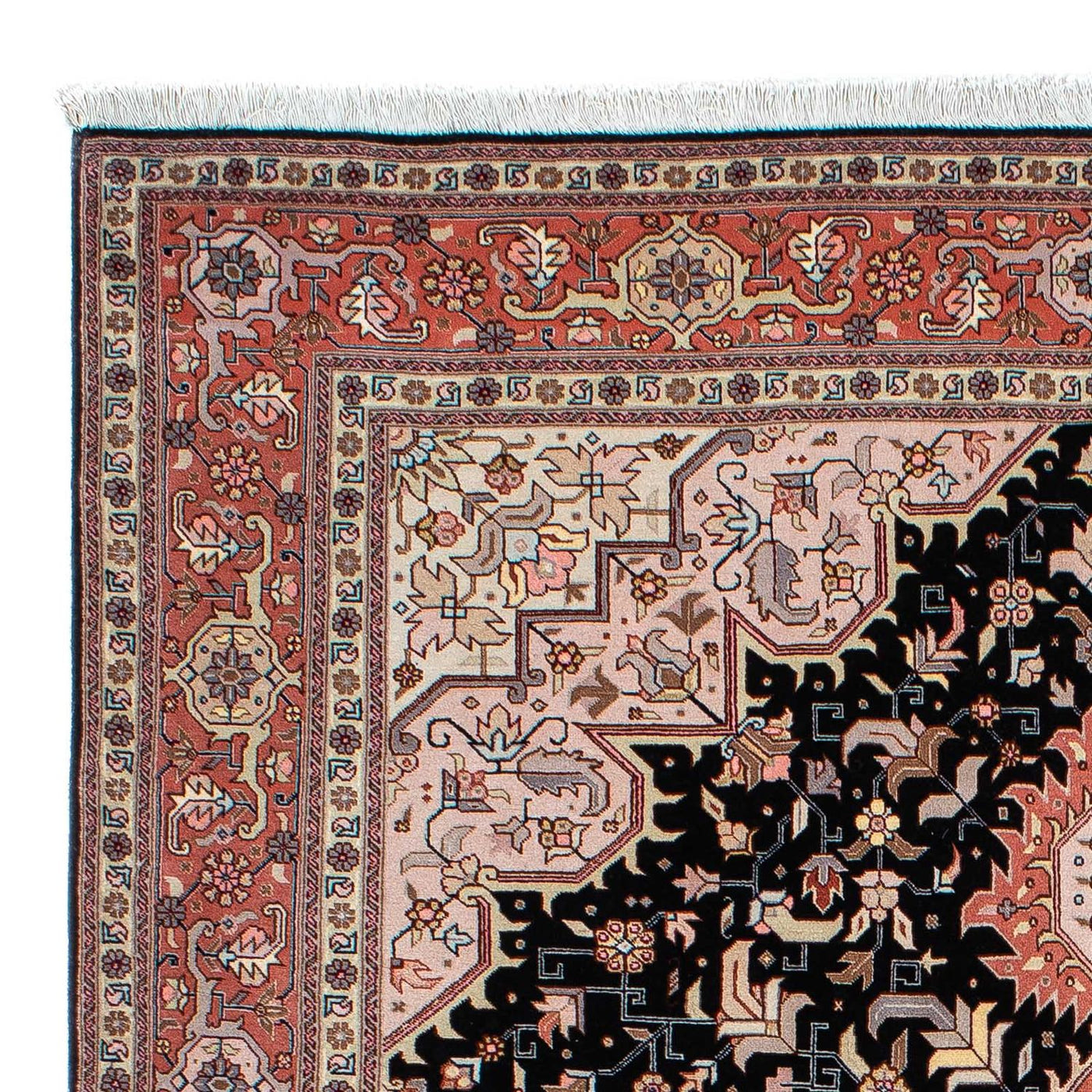 Tabriz - 50 Raj Tæppe 214x151cm - Persisk tæppe