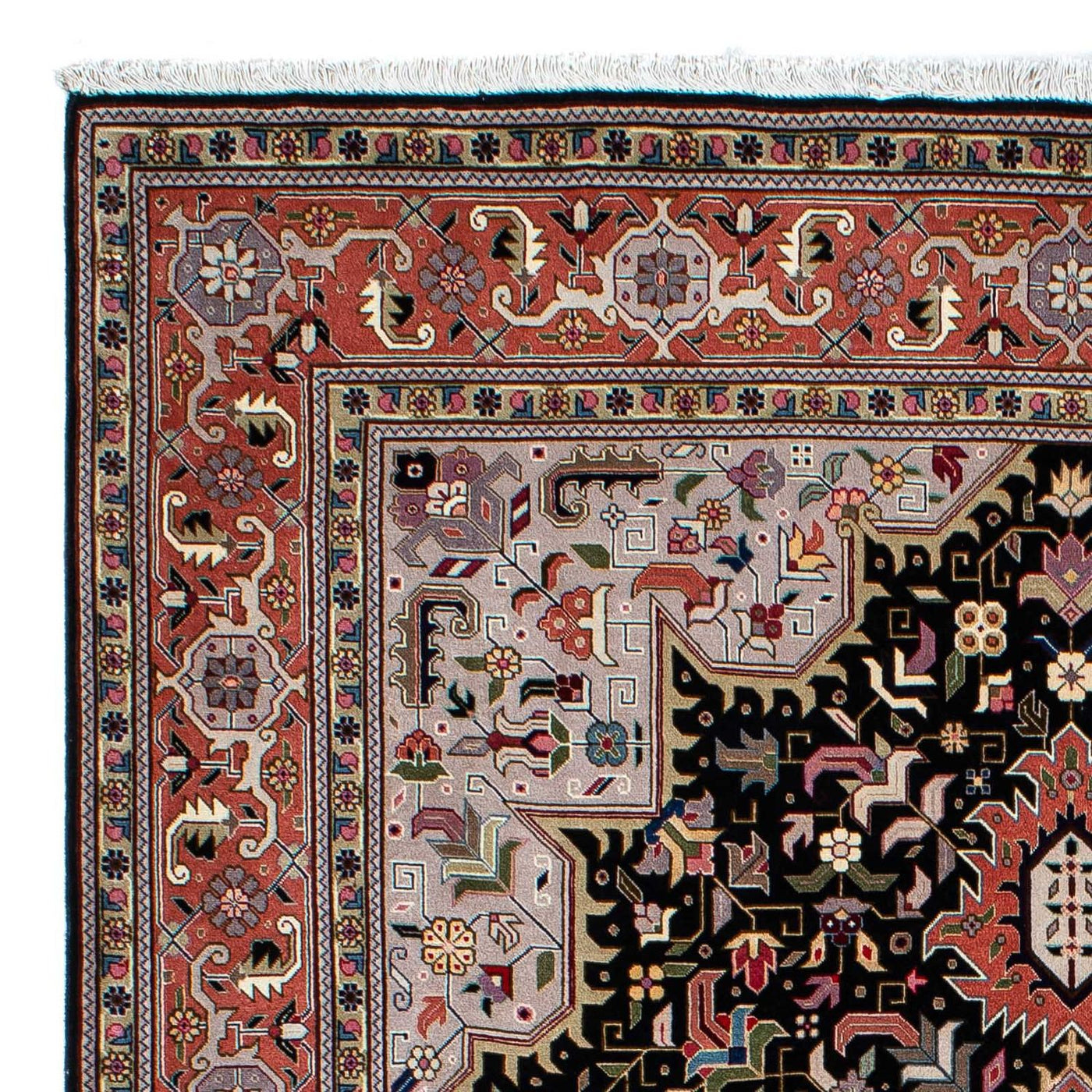 Tabriz - 50 Raj Tæppe 212x152cm - Persisk tæppe