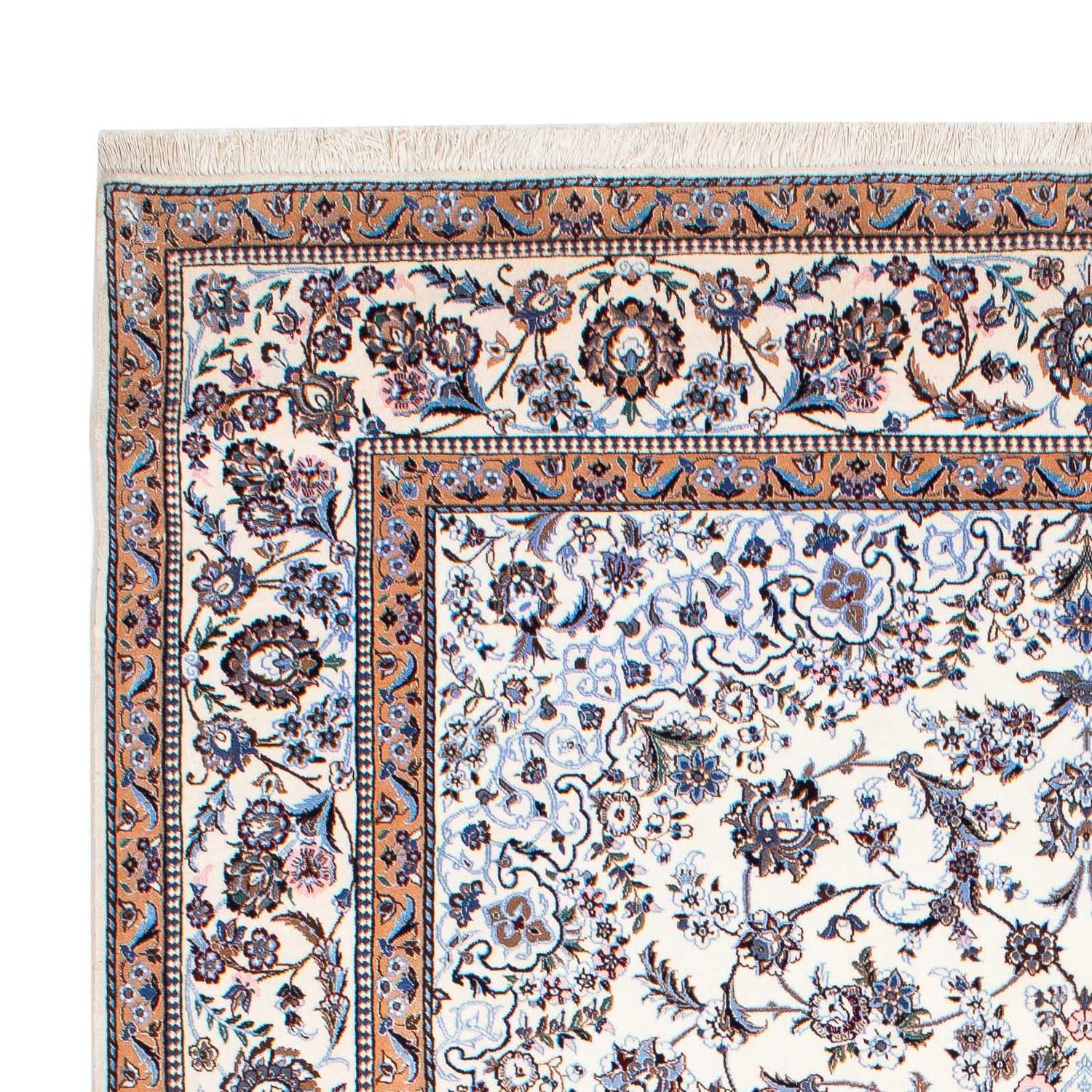 Persisk tæppe - Nain - Premium - 273 x 176 cm - beige