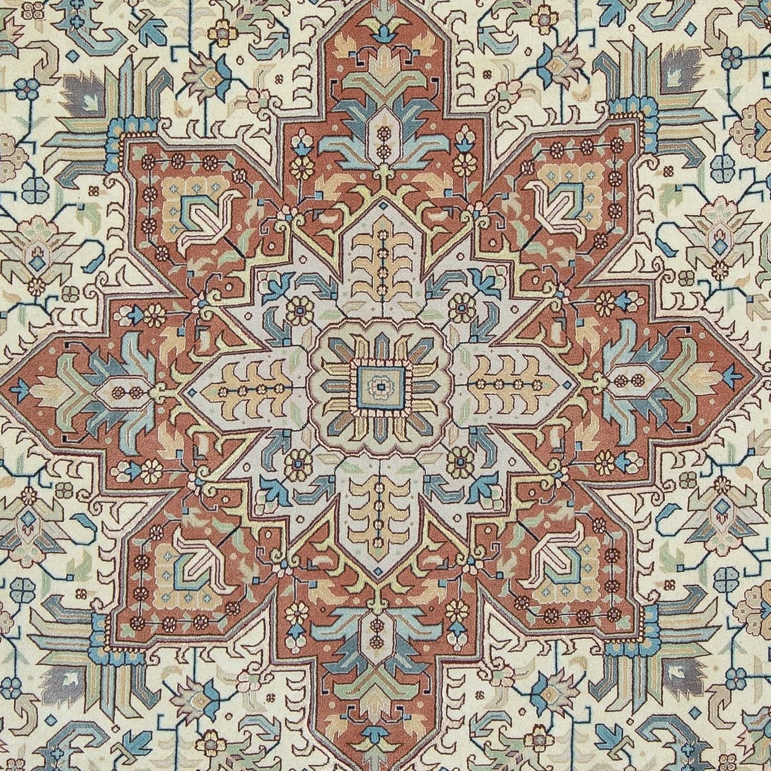 Persisk tæppe - Tabriz - Royal - 303 x 207 cm - beige