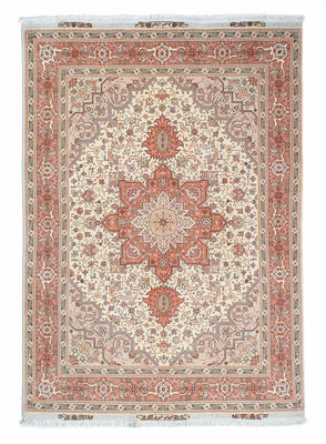 Persisk tæppe - Tabriz - Royal - 207 x 152 cm - beige
