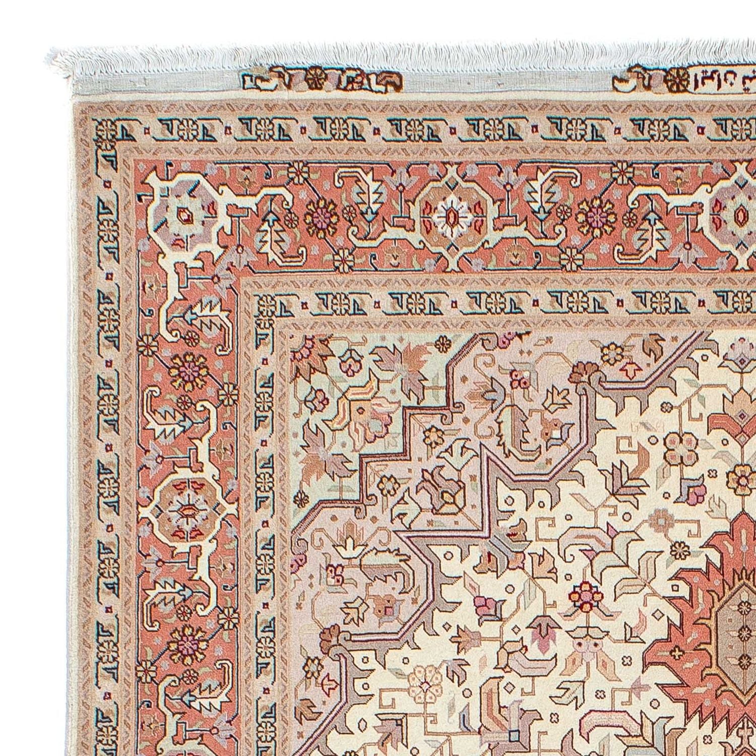 Persisk tæppe - Tabriz - Royal - 207 x 152 cm - beige