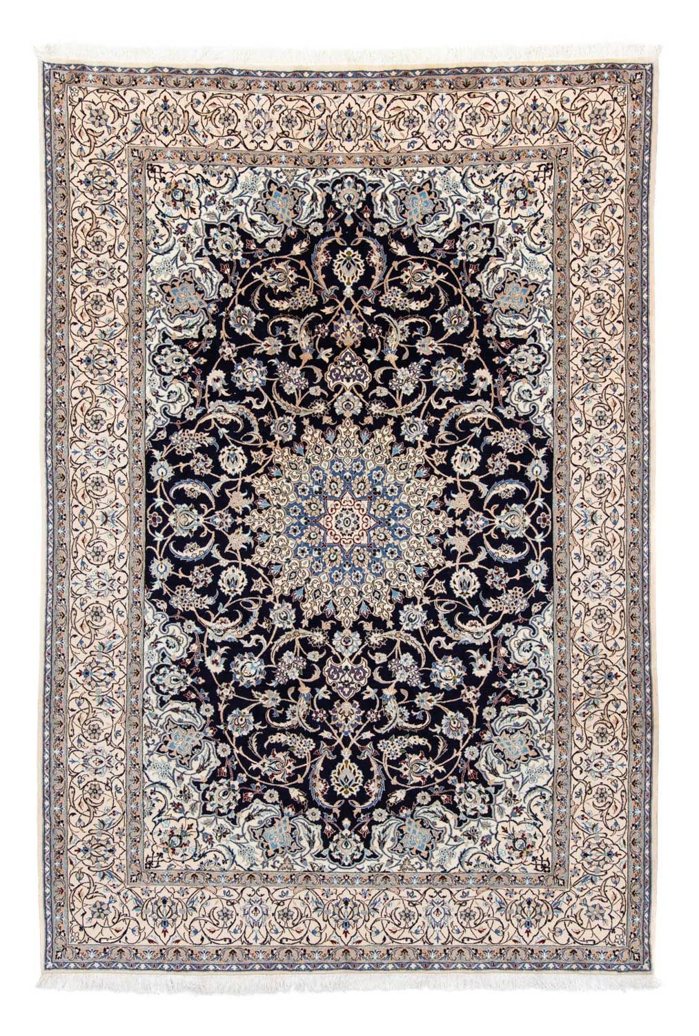Persisk tæppe - Nain - Royal - 290 x 204 cm - sort