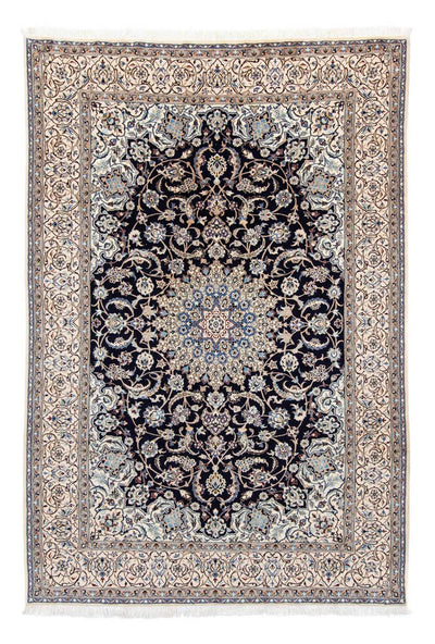Nain - 9La Tæppe 204x290cm - Persisk tæppe - sort