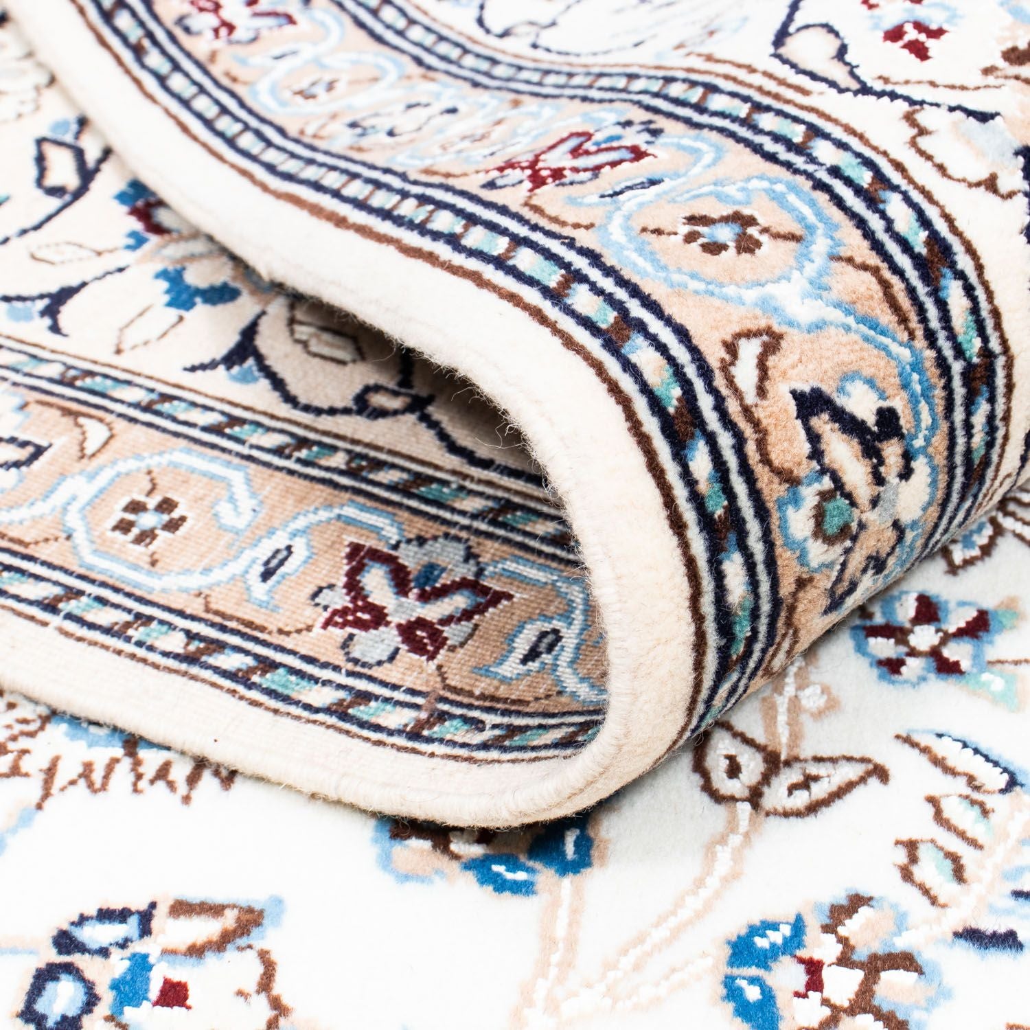 Persisk tæppe - Nain - Premium - 300 x 203 cm - beige