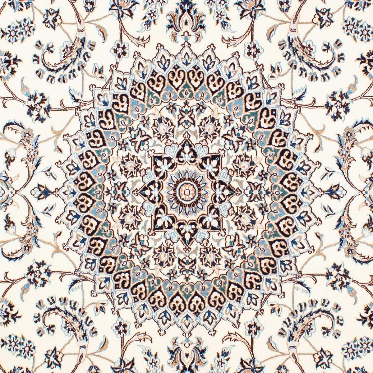 Persisk tæppe - Nain - Premium - 247 x 157 cm - beige