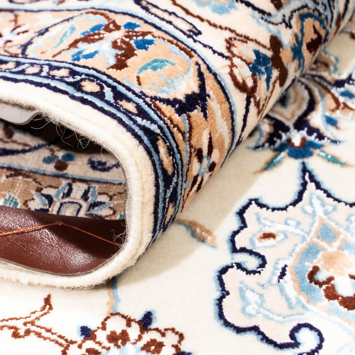 Persisk tæppe - Nain - Premium - 247 x 157 cm - beige