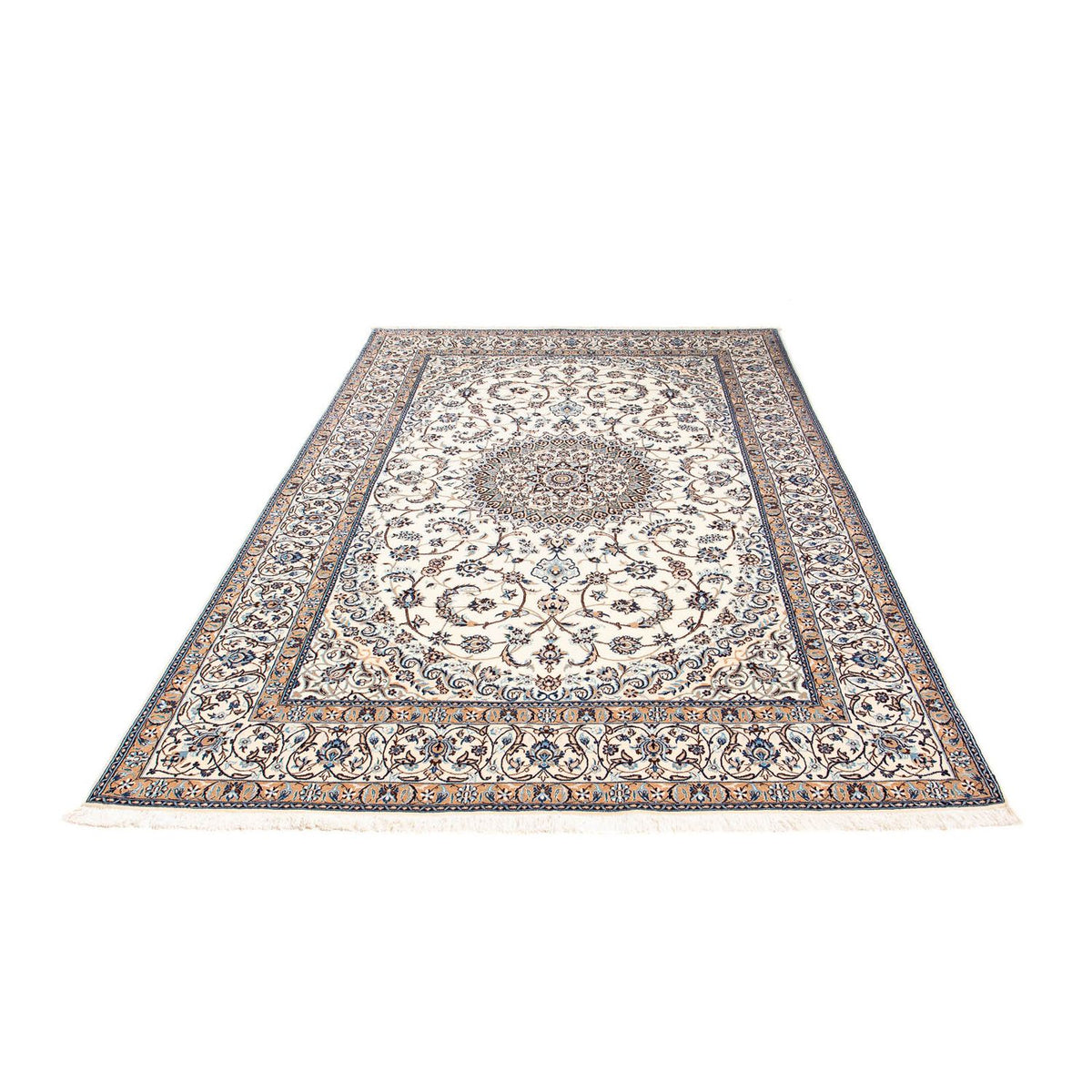 Persisk tæppe - Nain - Premium - 247 x 157 cm - beige