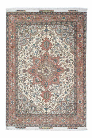 Persisk tæppe - Tabriz - Royal - 200 x 151 cm - beige