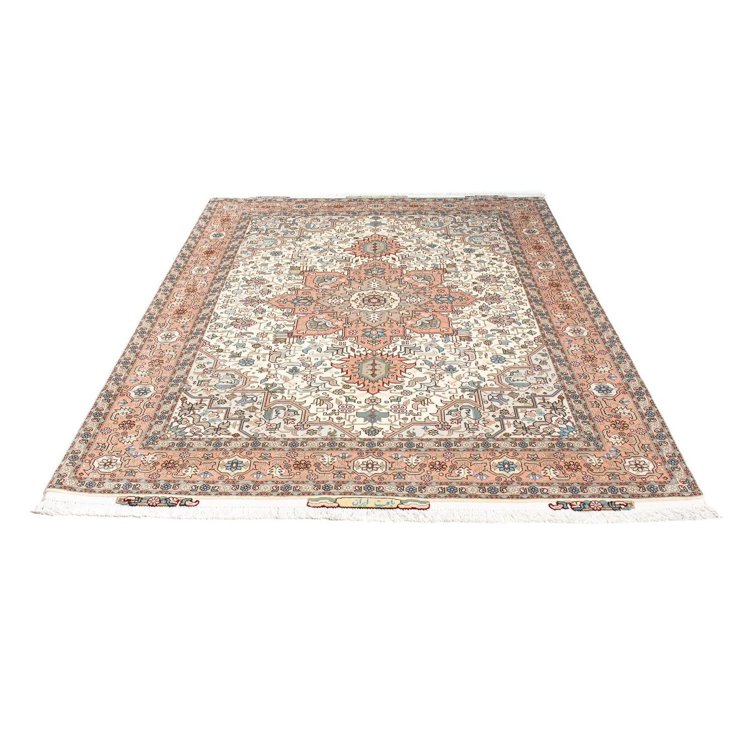 Persisk tæppe - Tabriz - Royal - 200 x 151 cm - beige
