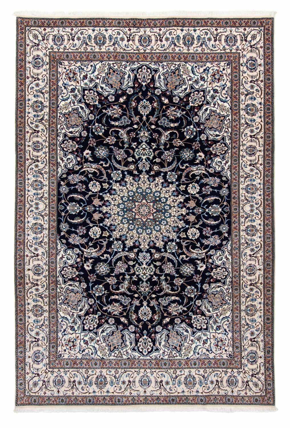 Persisk tæppe - Nain - Royal - 303 x 203 cm - sort