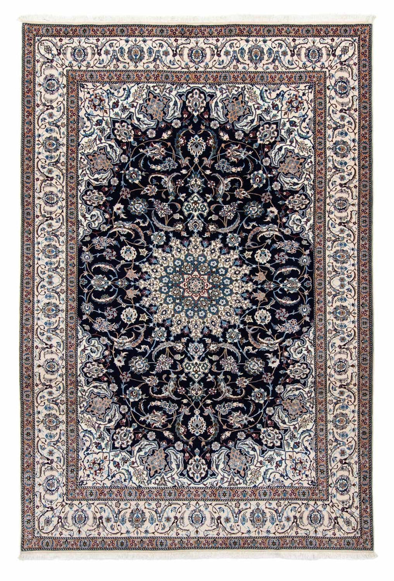Persisk tæppe - Nain - Royal - 303 x 203 cm - sort