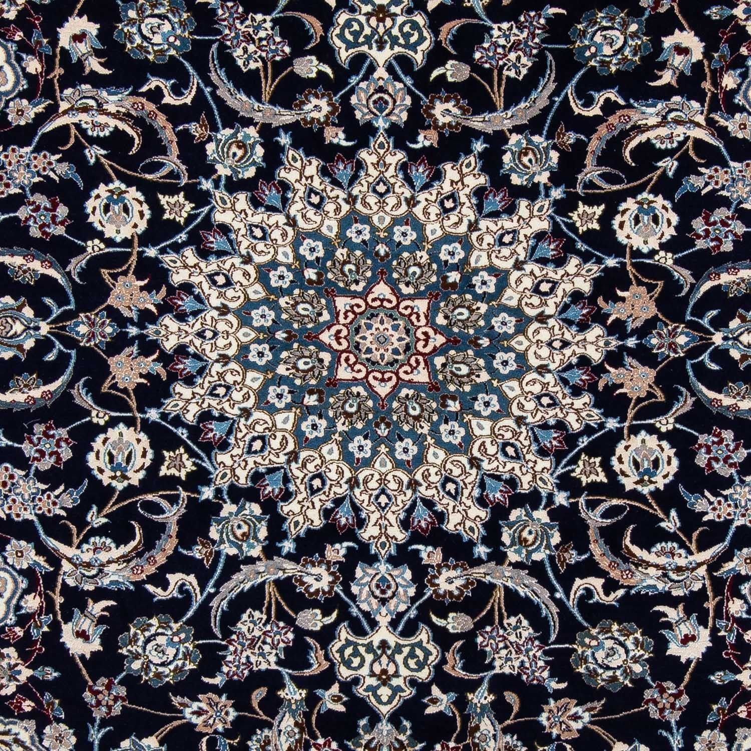 Persisk tæppe - Nain - Royal - 303 x 203 cm - sort