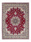 Persisk tæppe - Tabriz - Royal - 202 x 150 cm - mørkerød