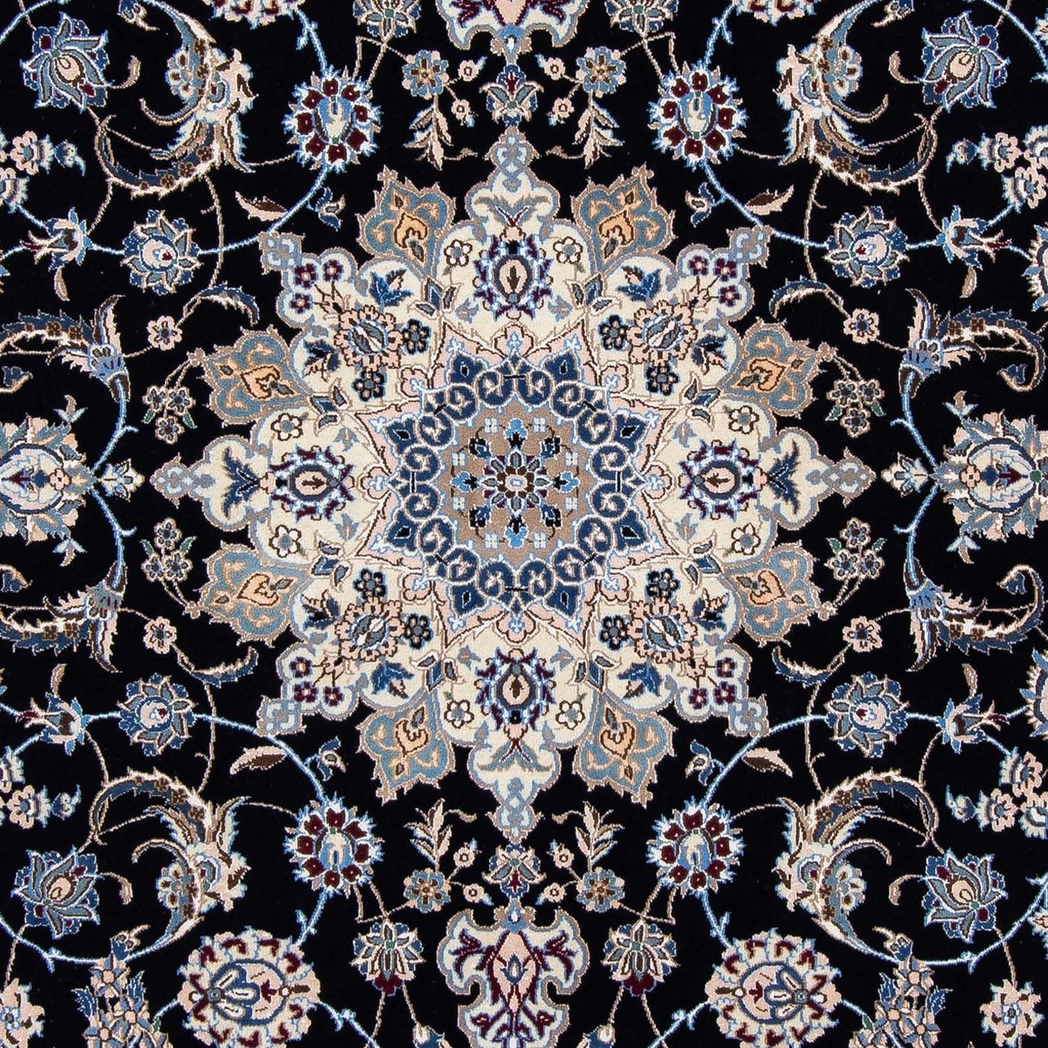 Persisk tæppe - Nain - Royal - 295 x 204 cm - sort