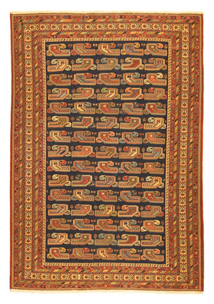 Persisk tæppe - Nomadisk - 283 x 194 cm - mørkeblå