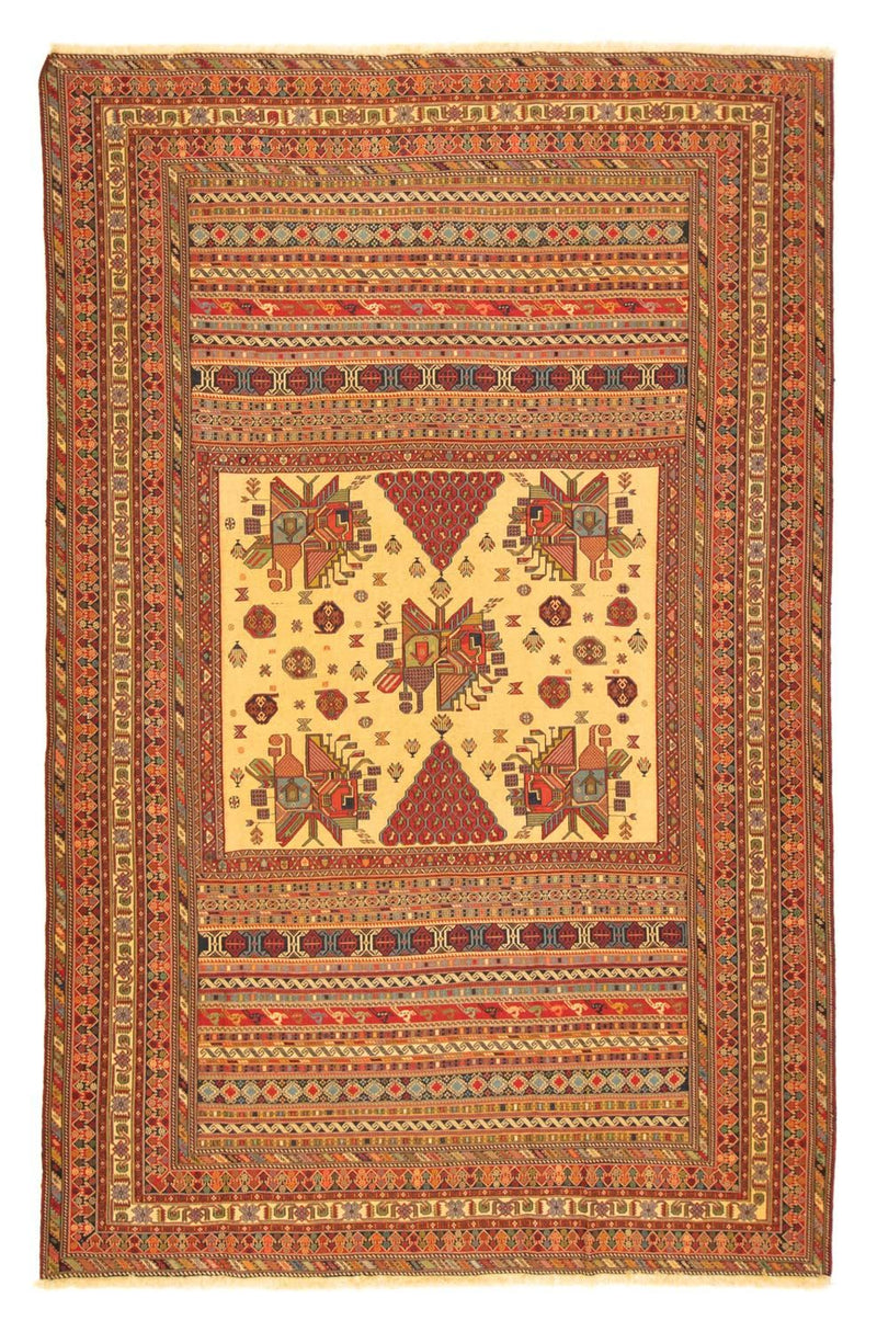 Persisk tæppe - Nomadisk - 297 x 196 cm - flerfarvet