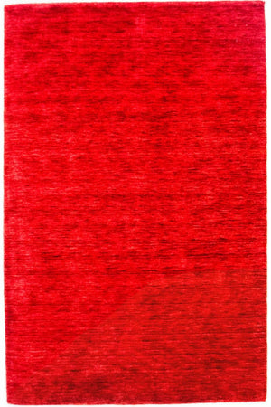 Uldtæppe - 178 x 117 cm - rød