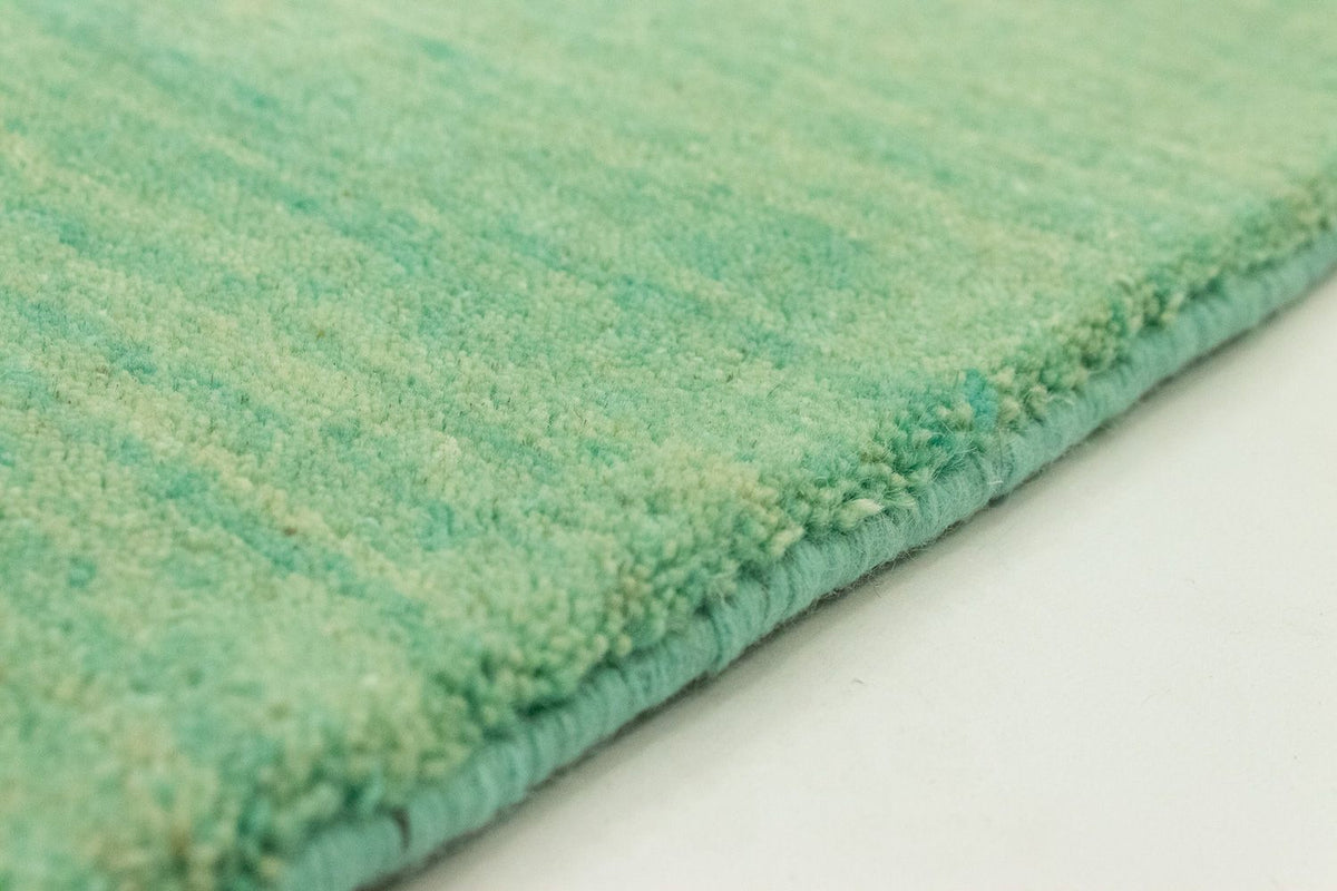Gabbeh-tæppe - Softy - 300 x 250 cm - lysegrøn