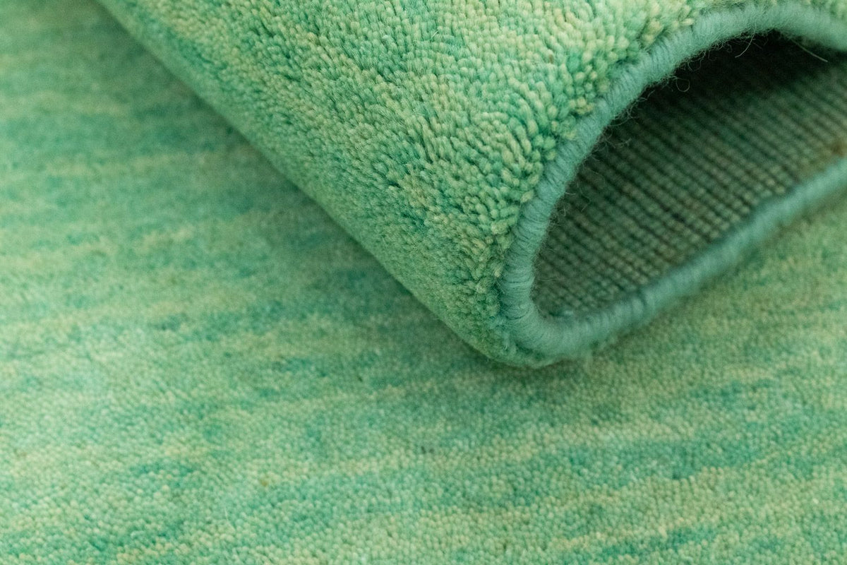 Gabbeh-tæppe - Softy - 60 x 40 cm - lysegrøn