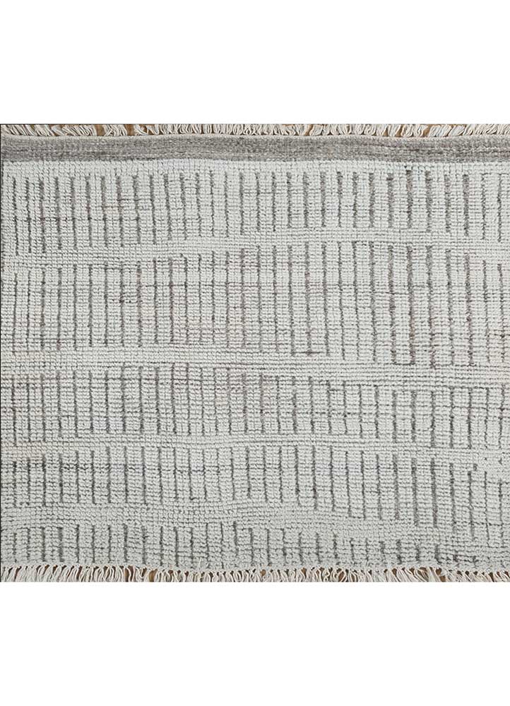 Uldtæppe firkantet  - 75 x 75 cm - creme