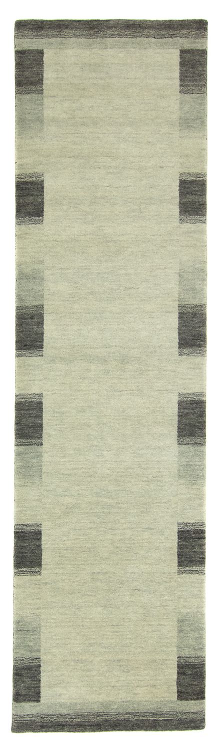 Løber Gabbeh-tæppe - Indus - 200 x 80 cm - sølv